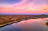 Moonrise over Shell Knob Lake