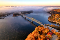 Fall Sunrise over Shell Knob Bridge
