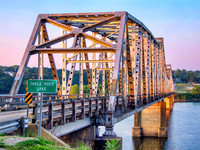 Morning Sunrise over Old Shell Knob Bridge