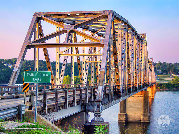 Morning Sunrise over Old Shell Knob Bridge