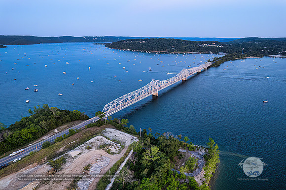 Kimberling Bridge on Fireburst Night