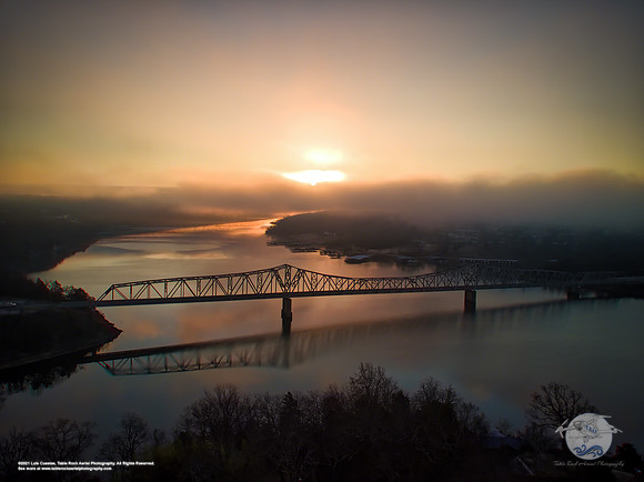Early Sunrise Over Shell Knob Bridge