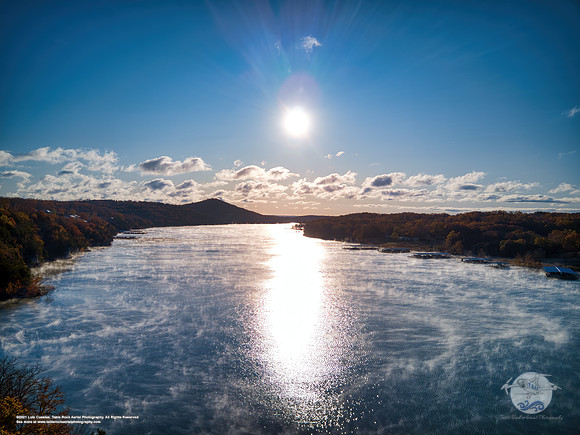 Cold November Morning over Table Rock Lake