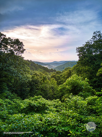 Sunrise over Mark Twain National Forest