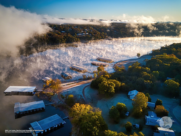 Foggy Sunrise Over Knob Hill Acres