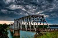 Stormy Clouds over Table Rock Lake and Shell Knob Bridge