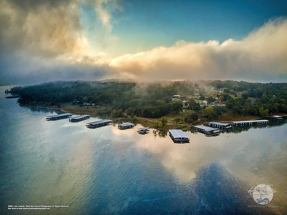 Foggy Morning Over Knob Hill Acres