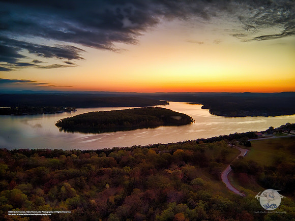 Sunset Over Lost Hill Island