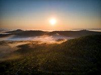 Sunrise at Pilot Knob Conservation Area