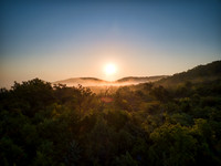 Sunrise at Pilot Knob Conservation Area