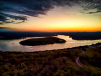 Sunset Over Lost Hill Island