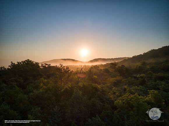 Sunrise at Pilot Knob Conservation Area