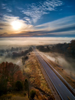 Foggy Invasion on Hwy 39